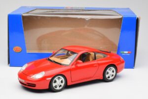 Porsche 911 996 Carrera 4 Rojo Bburago 1:18 30085 Metal - imagen 8 de 8