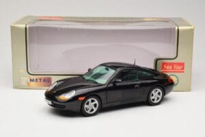 Porsche 911 996 Carrera Negro Sun Star 1:18 1202 Metal - imagen 8 de 8