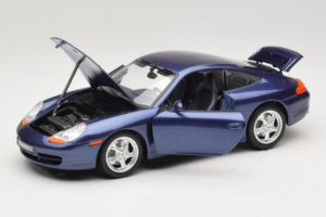 Porsche 911 996 Carrera Azul Bburago 1:18 WAP02100897 Metal - imagen 2 de 8