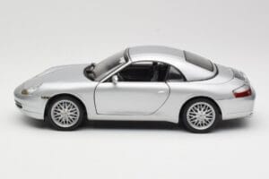 Porsche 911 996 Carrera Cabriolet Plata Hot Wheels 1:18 213595 Metal - imagen 4 de 8