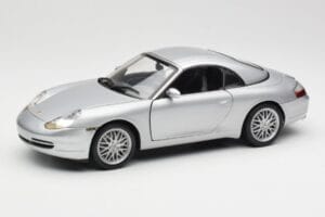Porsche 911 996 Carrera Cabriolet Plata Hot Wheels 1:18 213595 Metal