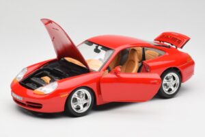 Porsche 911 996 Carrera Rojo Bburago 1:18 3385 Metal - imagen 2 de 8