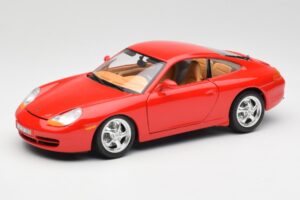 Porsche 911 996 Carrera Rojo Bburago 1:18 3385 Metal