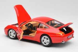 Porsche 911 996 Carrera Rojo Bburago 1:18 3385 Metal - imagen 5 de 8