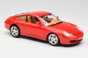 Porsche 911 996 Carrera Rojo Bburago 1:18 3385 Metal - imagen 6 de 8