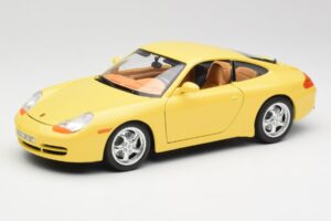 Porsche 911 996 Carrera Amarillo Bburago 1:18 30085-M1 Metal