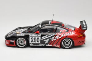 Porsche 911 996 GT3 RS #290 N. Bartels / H. Jacksties / F. Lorenzo Yokohama 24 Hours of Nurburgring 2003 AUTOart 1:18 80372 M - imagen 4 de 8