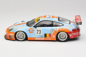 Porsche 911 996 GT3 RSR #73 Y. Lambert / C. Lefort / R. Iannetta 24 Hours of Le Mans 2006 Minichamps 1:18 100066473 Metal - imagen 4 de 8