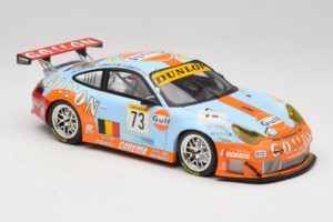 Porsche 911 996 GT3 RSR #73 Y. Lambert / C. Lefort / R. Iannetta 24 Hours of Le Mans 2006 Minichamps 1:18 100066473 Metal - imagen 6 de 8