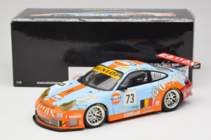 Porsche 911 996 GT3 RSR #73 Y. Lambert / C. Lefort / R. Iannetta 24 Hours of Le Mans 2006 Minichamps 1:18 100066473 Metal - imagen 8 de 8
