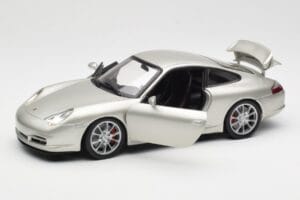 Porsche 911 996 GT3 Plata Hot Wheels 1:18 C2590 Metal - imagen 2 de 8