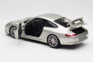 Porsche 911 996 GT3 Plata Hot Wheels 1:18 C2590 Metal - imagen 5 de 8