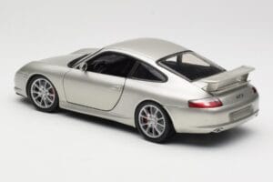 Porsche 911 996 GT3 Plata Hot Wheels 1:18 C2590 Metal - imagen 7 de 8