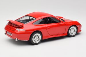 Porsche 911 996 GT3 Strasse Rojo Bburago 1:18 30395 Metal - imagen 3 de 8