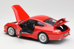 Porsche 911 996 GT3 Strasse Rojo Bburago 1:18 30395 Metal - imagen 5 de 8