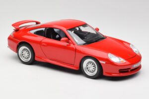 Porsche 911 996 GT3 Strasse Rojo Bburago 1:18 30395 Metal - imagen 6 de 8