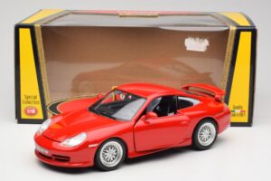 Porsche 911 996 GT3 Strasse Rojo Bburago 1:18 30395 Metal - imagen 8 de 8