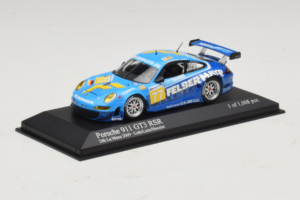 Porsche 911 GT3 R #77 M. Lieb / R. Lietz / W. Henzler 24 Hours of Le Mans 2009 Minichamps 1:43 400096977 Metal - imagen 2 de 5