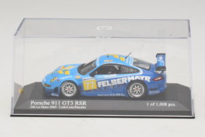 Porsche 911 GT3 R #77 M. Lieb / R. Lietz / W. Henzler 24 Hours of Le Mans 2009 Minichamps 1:43 400096977 Metal - imagen 5 de 5