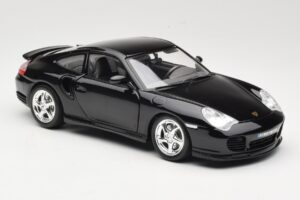 Porsche 911 996 Turbo Negro Bburago 1:18 18-12030 Metal - imagen 6 de 8