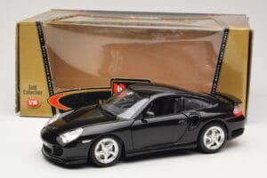 Porsche 911 996 Turbo Negro Bburago 1:18 3367 Metal - imagen 8 de 8