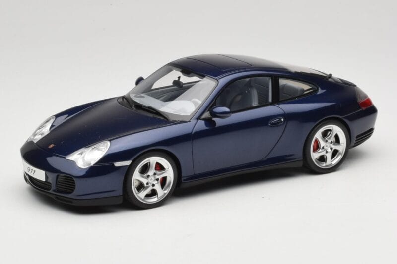 Porsche 911 996.2 Carrera 4S Azul Oscuro GT Spirit 1:18 GT938 Resina