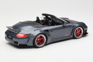 Porsche 911 997 Cabriolet Liberty Walk Gris GT Spirit 1:18 GT463 Resina - imagen 2 de 6
