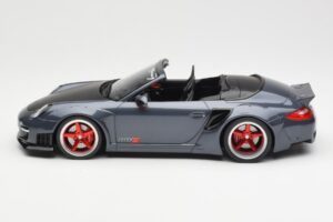 Porsche 911 997 Cabriolet Liberty Walk Gris GT Spirit 1:18 GT463 Resina - imagen 3 de 6