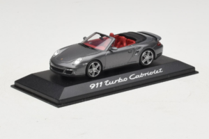 Porsche 911 997 Turbo Cabriolet Grey Metallic Minichamps 1:43 WAP02015216 Metal - imagen 2 de 5