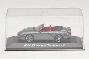 Porsche 911 997 Turbo Cabriolet Grey Metallic Minichamps 1:43 WAP02015216 Metal - imagen 4 de 5