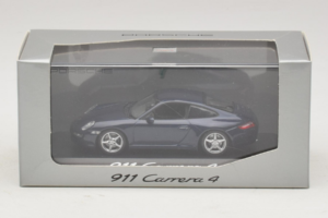 Porsche 911 997 Carrera 4 Dark Blue Metallic Minichamps 1:43 WAP02010016 Metal - imagen 3 de 3
