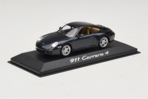 Porsche 911 997 Carrera 4 Dark Blue Metallic Minichamps 1:43 WAP02001518 Metal - imagen 2 de 4