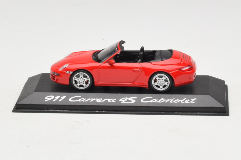 Porsche 911 997 Carrera 4S Descapotable Rojo Minichamps 1:43 WAP02015316 Metal