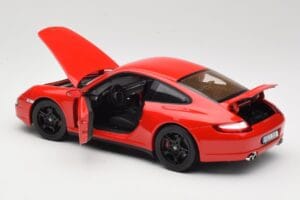 Porsche 911 997 Carrera 4S Rojo Norev 1:18 187510 Metal - imagen 5 de 8