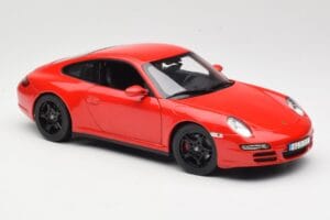 Porsche 911 997 Carrera 4S Rojo Norev 1:18 187510 Metal - imagen 6 de 8