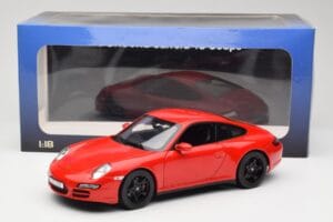 Porsche 911 997 Carrera 4S Rojo Norev 1:18 187510 Metal - imagen 8 de 8