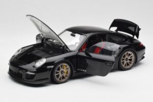 Porsche 911 997 GT2 RS Negro & Plata Ruedas Minichamps 1:18 100069401 Metal - imagen 2 de 8