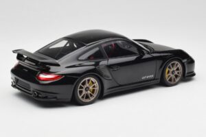 Porsche 911 997 GT2 RS Negro & Plata Ruedas Minichamps 1:18 100069401 Metal - imagen 3 de 8