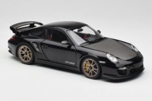 Porsche 911 997 GT2 RS Negro & Plata Ruedas Minichamps 1:18 100069401 Metal - imagen 6 de 8