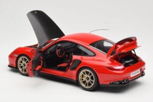 Porsche 911 997 GT2 RS Rojo AUTOart 1:18 77964 Metal - imagen 5 de 8