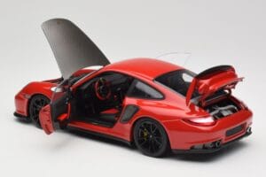 Porsche 911 997 GT2 RS Rojo Con Llantas Negras Minichamps 1:18 100069407 Metal - imagen 5 de 8