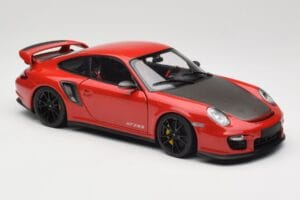 Porsche 911 997 GT2 RS Rojo Con Llantas Negras Minichamps 1:18 100069407 Metal - imagen 6 de 8