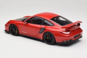 Porsche 911 997 GT2 RS Rojo Con Llantas Negras Minichamps 1:18 100069407 Metal - imagen 7 de 8