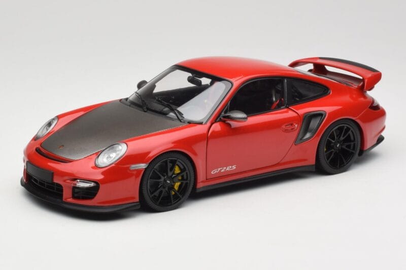 Porsche 911 997 GT2 RS Rojo Con Llantas Negras Minichamps 1:18 100069407 Metal
