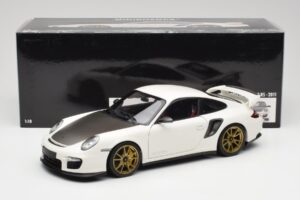 Porsche 911 997 GT2 RS Blanco & Dorado Ruedas Minichamps 1:18 100069406 Metal - imagen 8 de 8