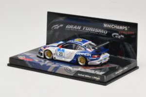 Porsche 911 997 GT3 #23 24 Hours Nurburgring 2008 Minichamps 1:43 437086823 Metal - imagen 3 de 4