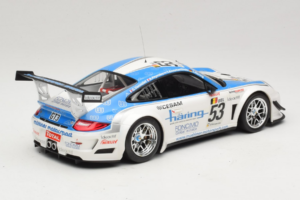 Porsche 911 997 GT3 R #53 Muhlner Motorsport P-Y. Vannelet / U. Peyroles Class Winners 24 Hours of Spa 2010 Minichamps 1:18 1 - imagen 2 de 6