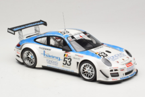 Porsche 911 997 GT3 R #53 Muhlner Motorsport P-Y. Vannelet / U. Peyroles Class Winners 24 Hours of Spa 2010 Minichamps 1:18 1 - imagen 4 de 6