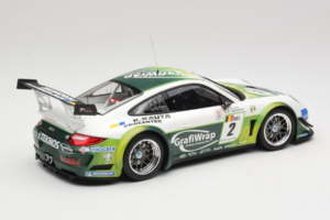 Porsche 911 997 GT3 R #2 Prospeed Competition B. Heylen / P. Lappalainen FIA GT3 2011 Minichamps 1:18 151118902 Metal - imagen 2 de 6