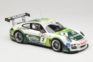Porsche 911 997 GT3 R #2 Prospeed Competition B. Heylen / P. Lappalainen FIA GT3 2011 Minichamps 1:18 151118902 Metal - imagen 4 de 6